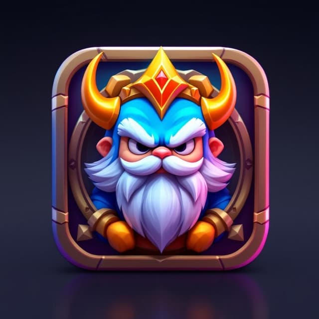 Pixel style app icon example