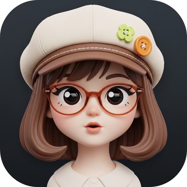 Minimalist style app icon example